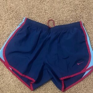 Nike Navy and Crimson Running Shorts